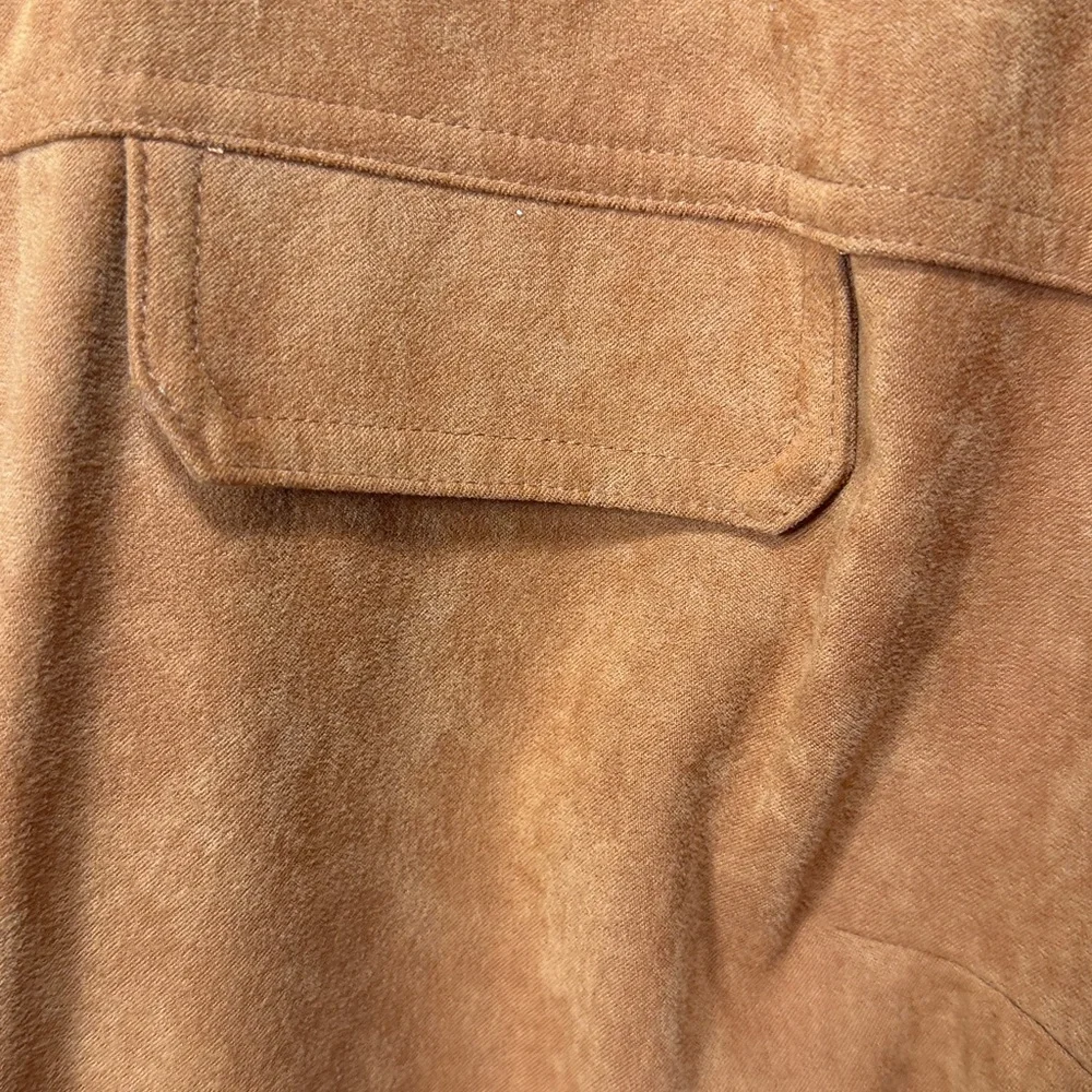 CJ Banks Rust Button-Down Shirt - Picture 5 of 12